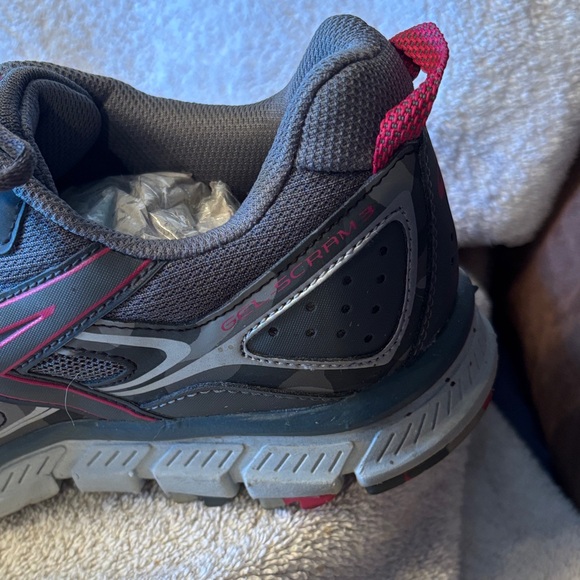 ASICS Women’s Charcoal and Crimson Athletic Shoes - Picture 12 of 16